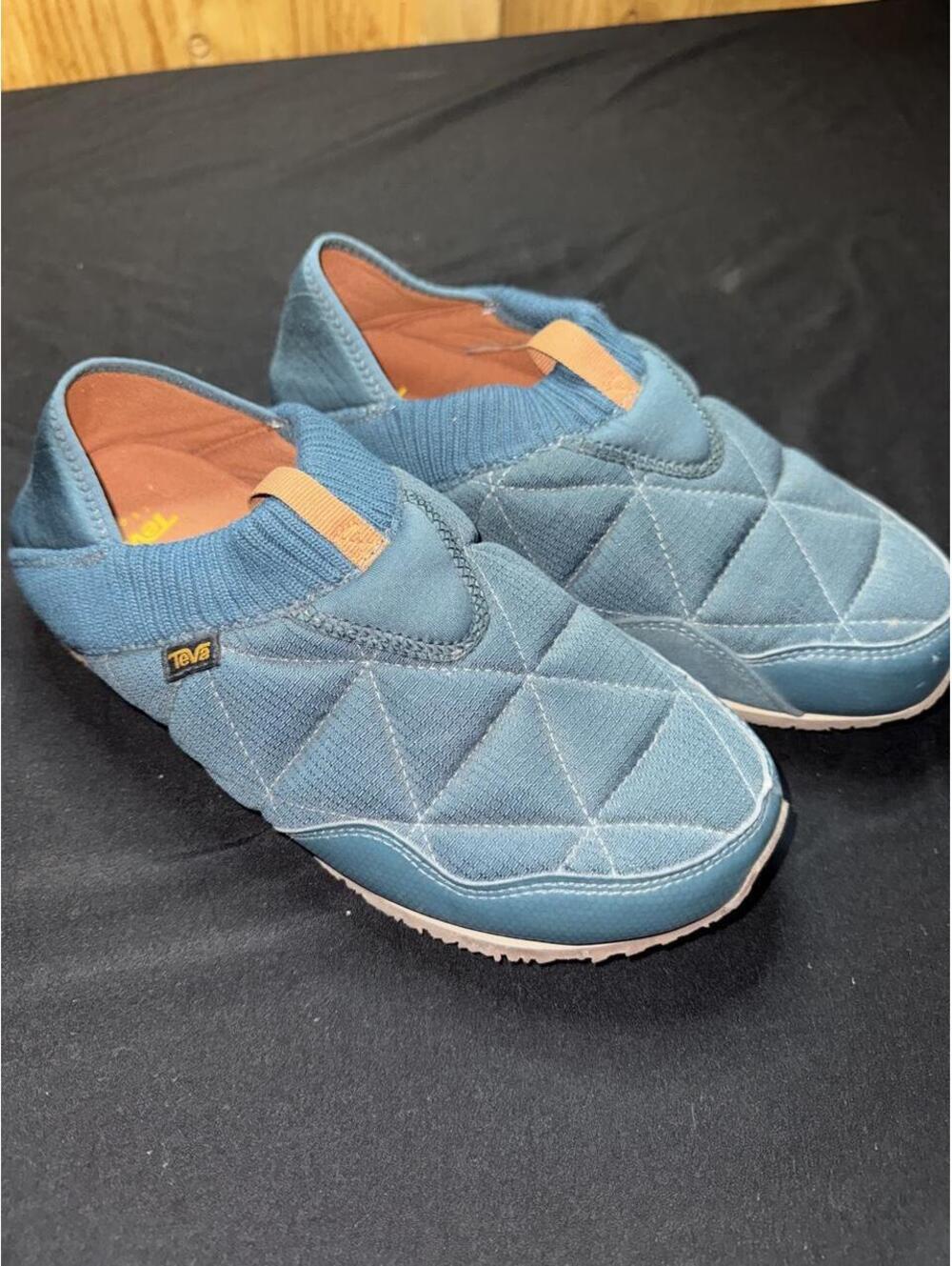 Teva Women's Blue Slip Ons size 9